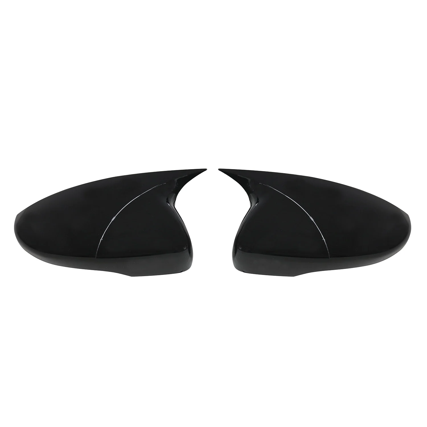 Spiegelkappen Spiegelabdeckung für VW Eos 2011-2015 ABS Schwarz Glanz 2tlg - Image 6