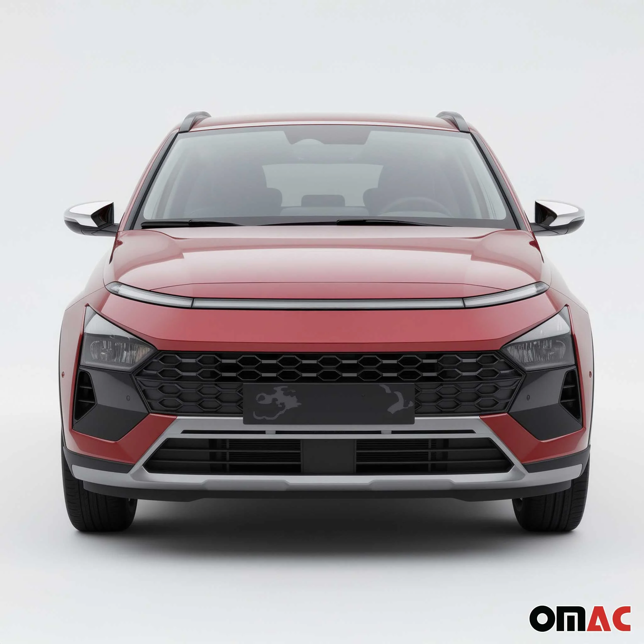 Spiegelkappen Spiegelabdeckung für Hyundai Bayon 2021-2026 Edelstahl Chrom 2tlg - Image 2
