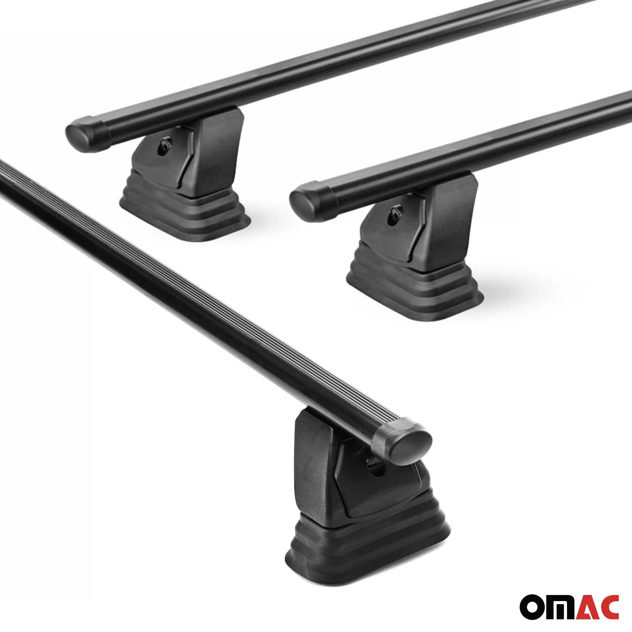 Stahl Dachträger für Opel Meriva A 2003-2010 TÜV Abschließbar 2tlg Schwarz - Image 9