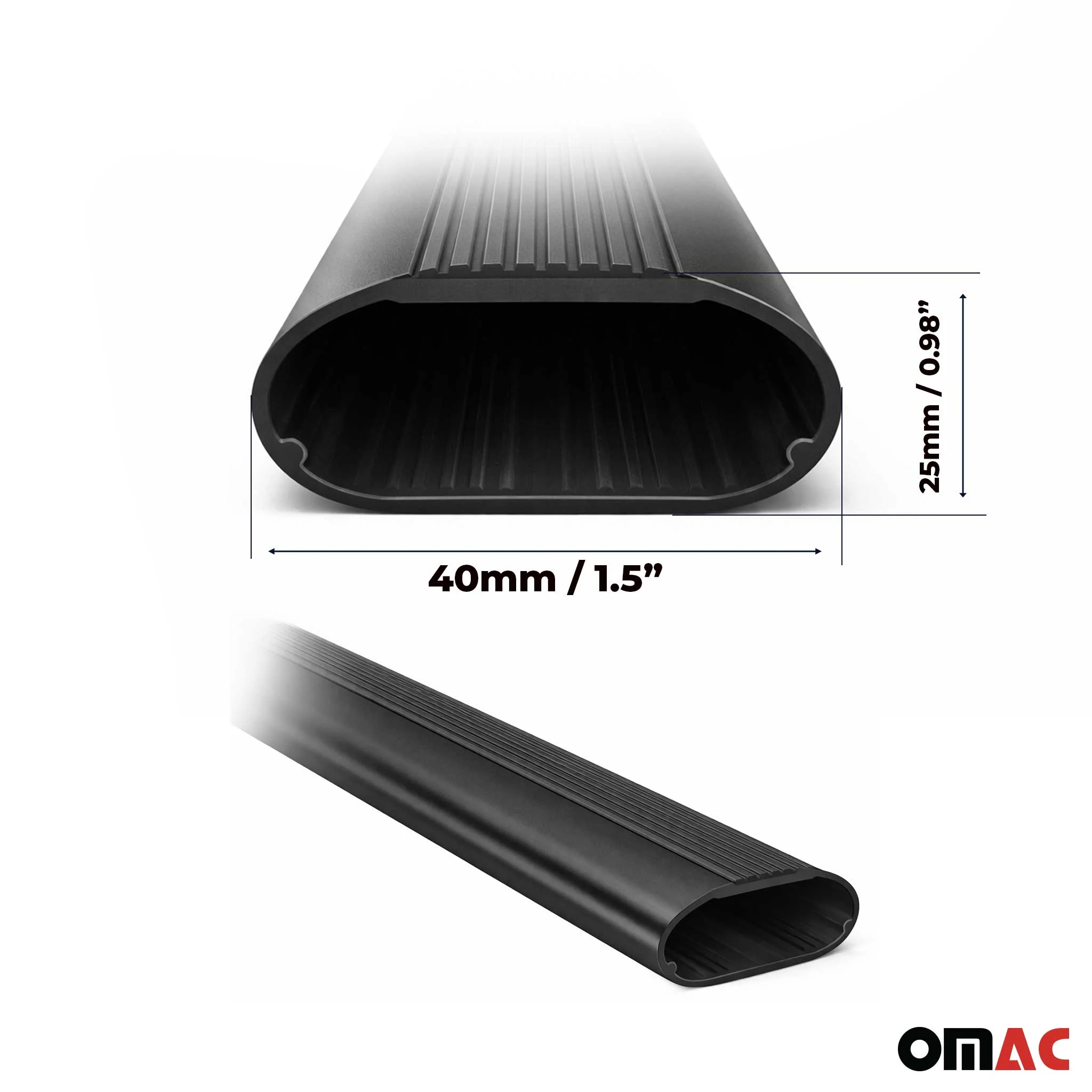 Stahl Dachträger für Renault Scenic II 2003-2009 TÜV Abschließbar 2tlg Schwarz - Image 3