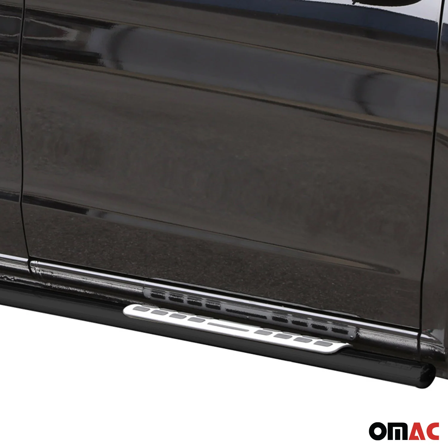 Stahl Schwellerrohre Trittbretter für Mercedes Vito W447 2014-2026 Schwarz - Image 3
