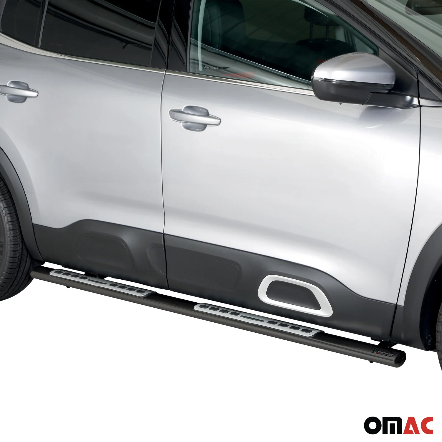 Stahl Seitenschweller Schwellerrohre für Citroen C5 Aircross 2018-2022 Schwarz - Image 2