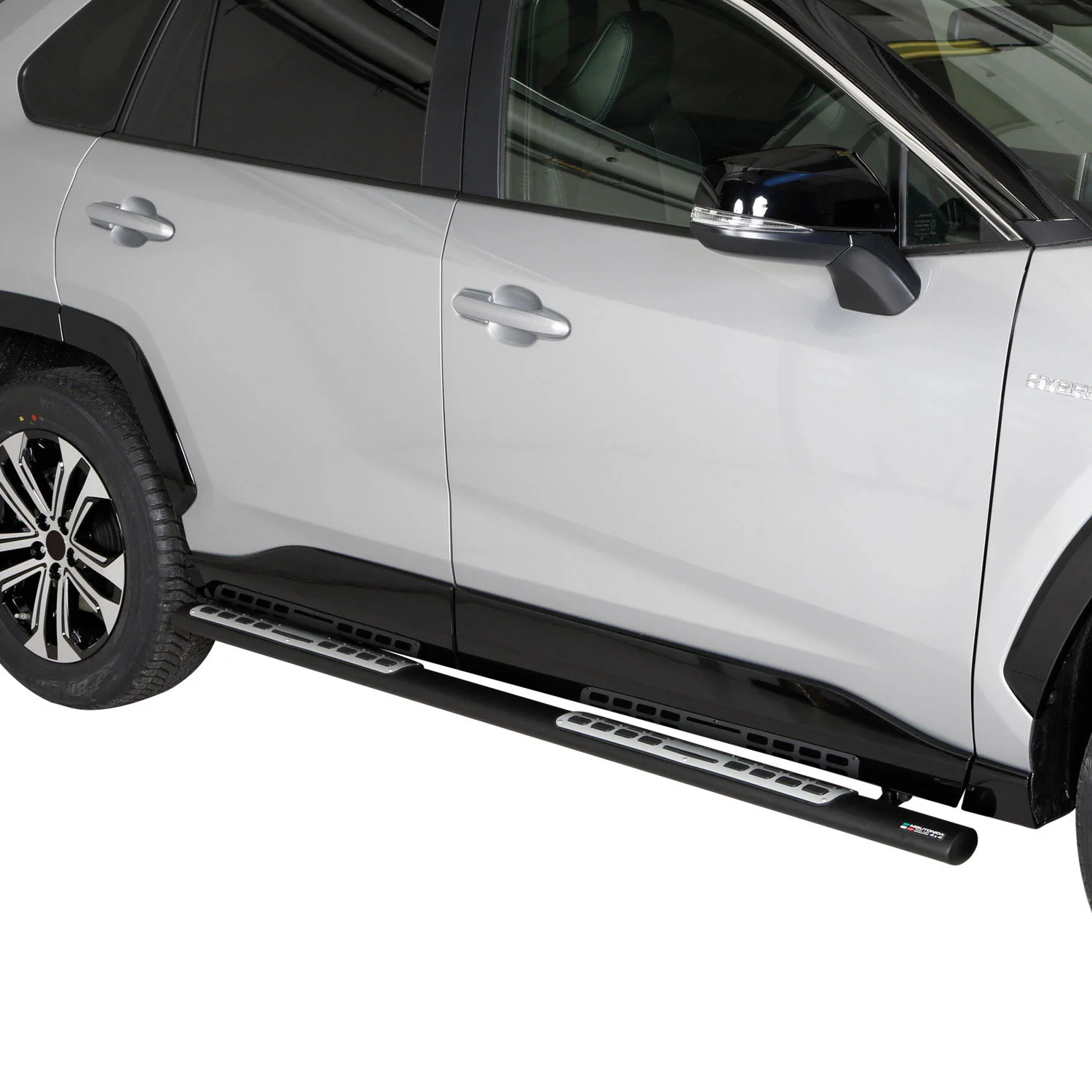 Stahl Seitenschweller Schwellerrohre für Ford Connect 2014-2020 Silber