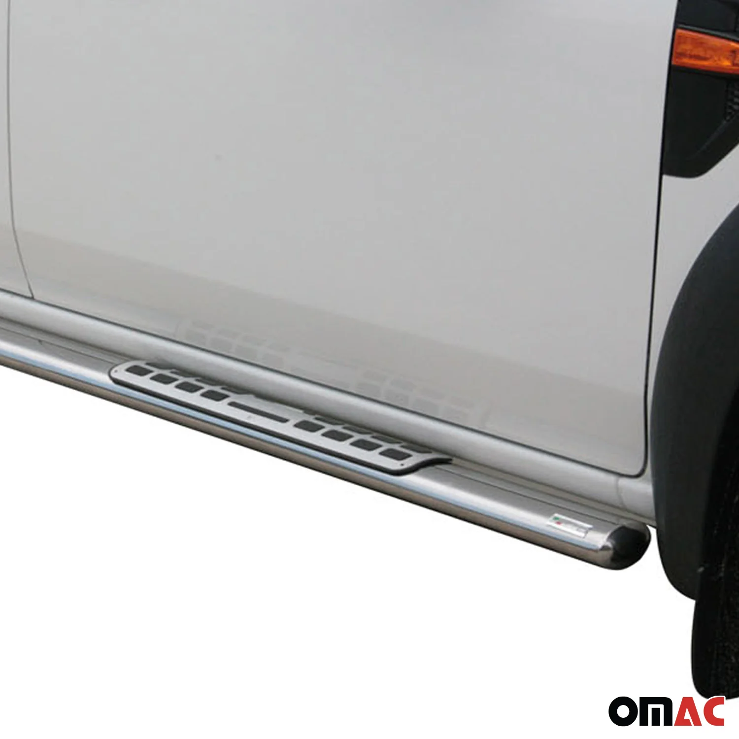 Stahl Seitenschweller Schwellerrohre für Ford Ranger Double Cab 2009-2011 Grau - Image 3