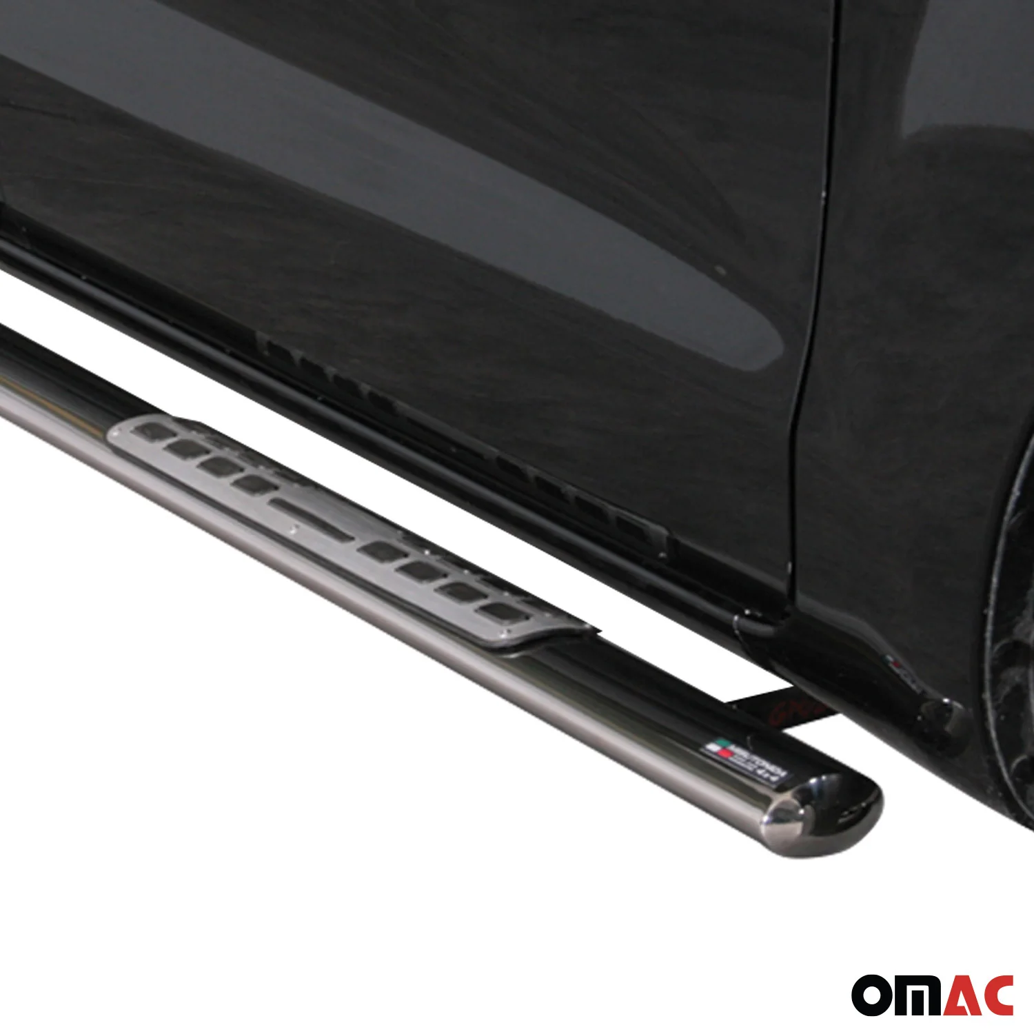 Stahl Seitenschweller Schwellerrohre für Ford Ranger Double Cab 2012-2015 Grau - Image 3
