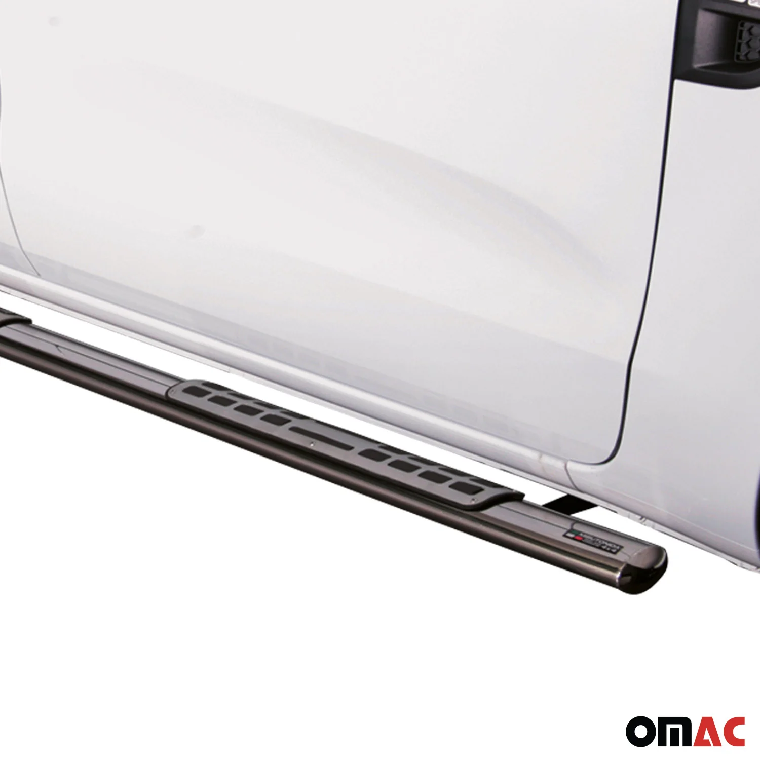 Stahl Seitenschweller Schwellerrohre für Ford Ranger Single Cab 2011-2026 Grau - Image 2