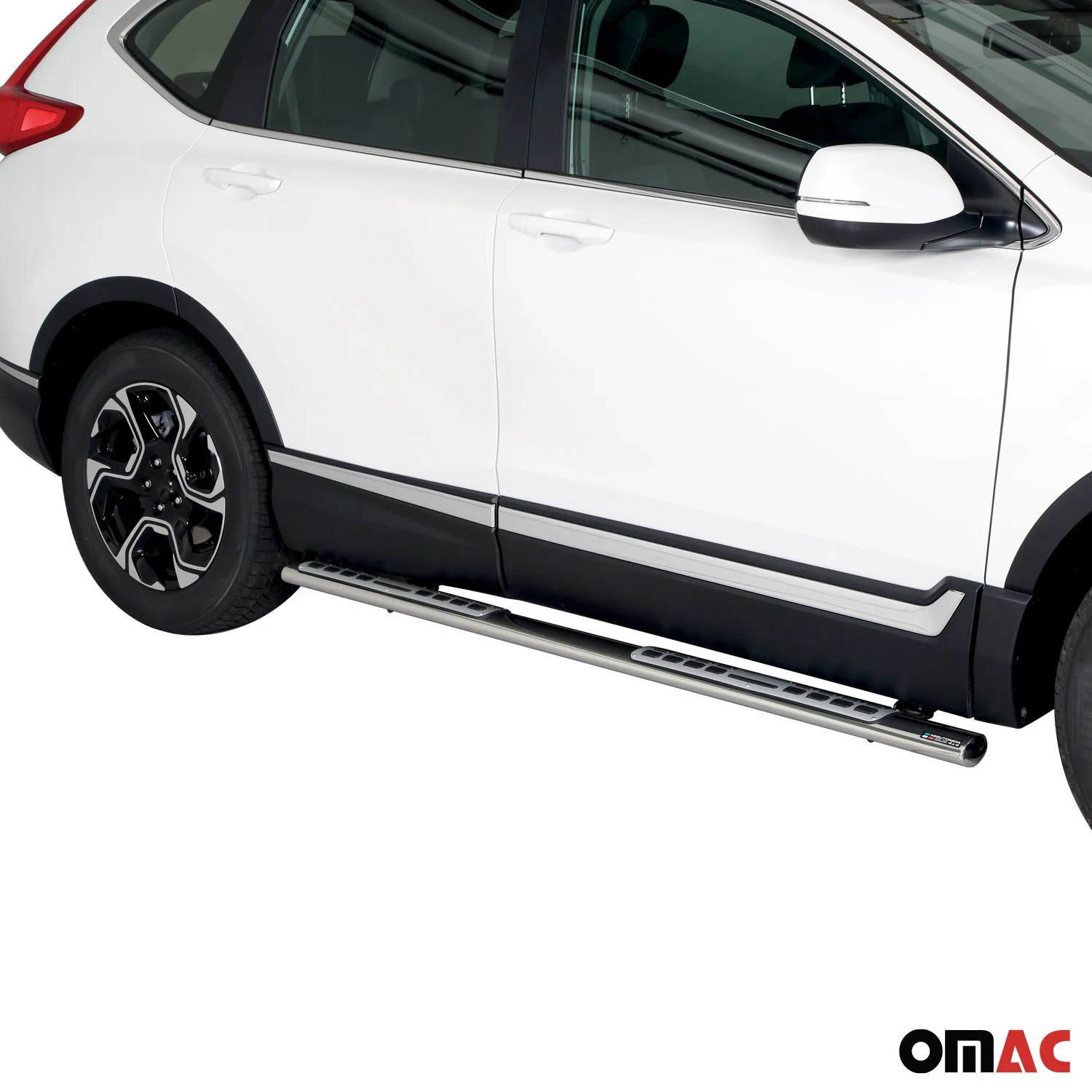 Stahl Seitenschweller Schwellerrohre für Honda CR-V Hybrid 2019-2020 Silber - Image 2