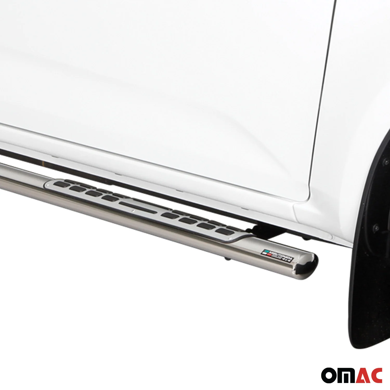Stahl Seitenschweller Schwellerrohre für Isuzu D-Max Space Cab 2019-2026 Grau - Image 3