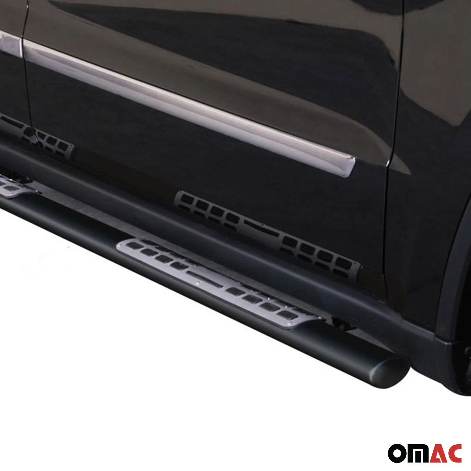 Stahl Seitenschweller Schwellerrohre für Jeep Grand Cherokee 2010-2013 Schwarz - Image 3