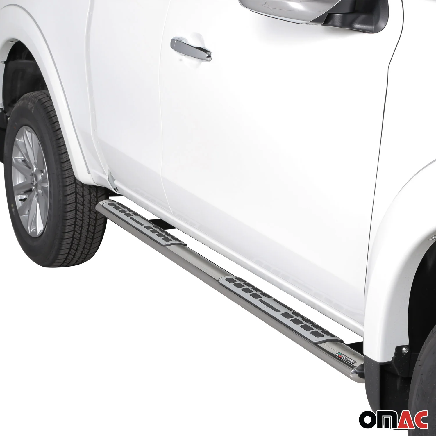 Stahl Seitenschweller Schwellerrohre für Mitsubishi L200 Club Cab 2015-2026 Grau - Image 2