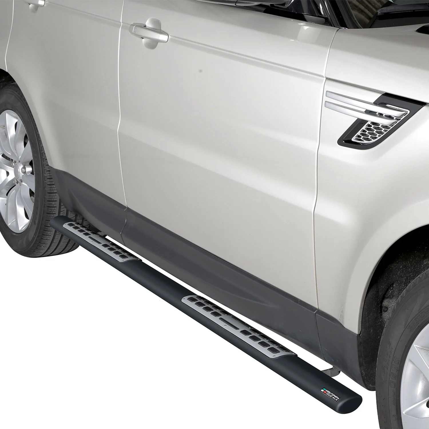 Stahl Seitenschweller Schwellerrohre für Range Rover Sport 2014-2017 Schwarz