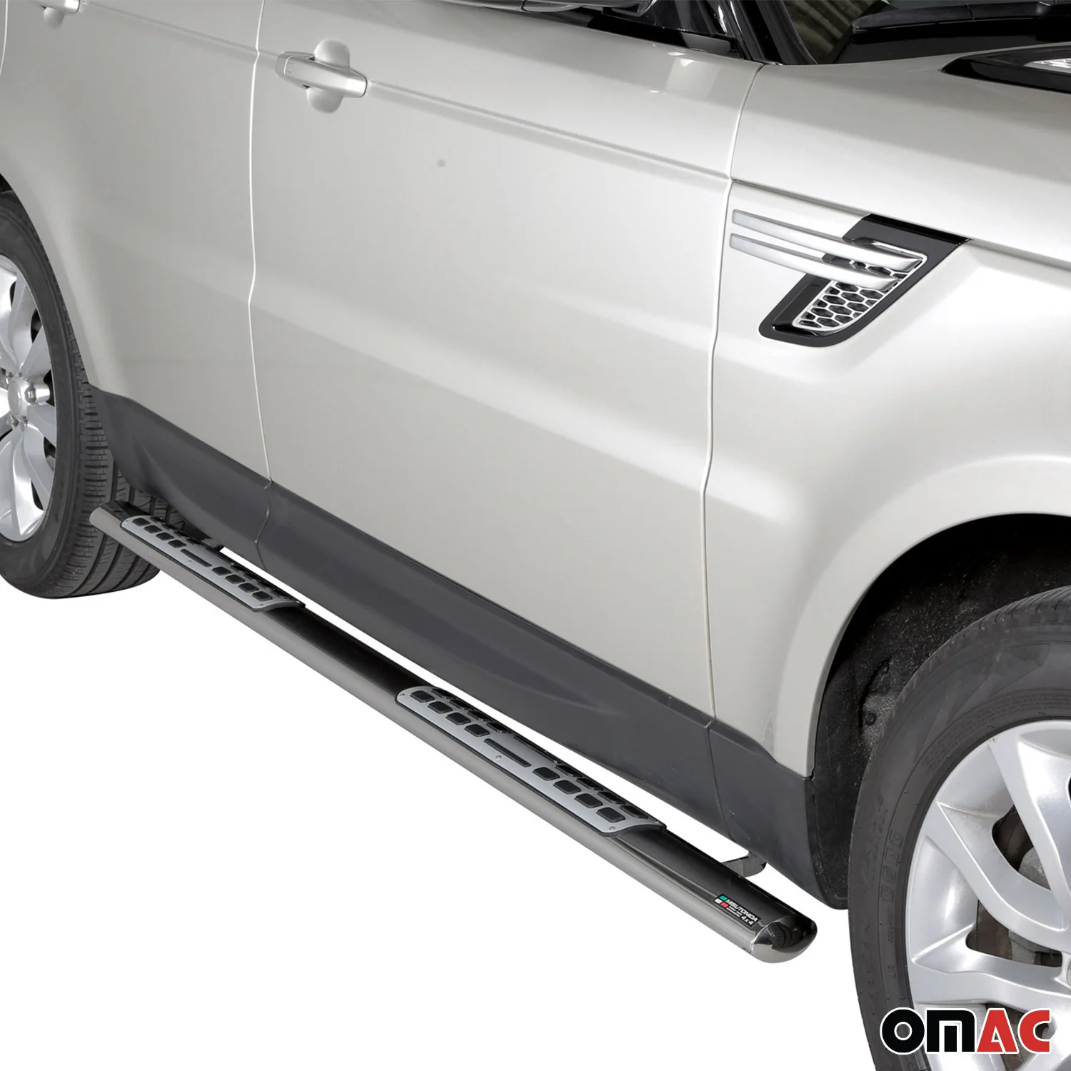 Stahl Seitenschweller Schwellerrohre für Range Rover Sport 2014-2017 Silber - Image 2