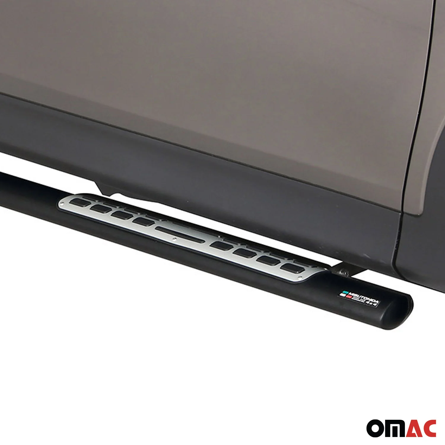 Stahl Seitenschweller Schwellerrohre für Toyota RAV4 2013-2018 Schwarz - Image 2
