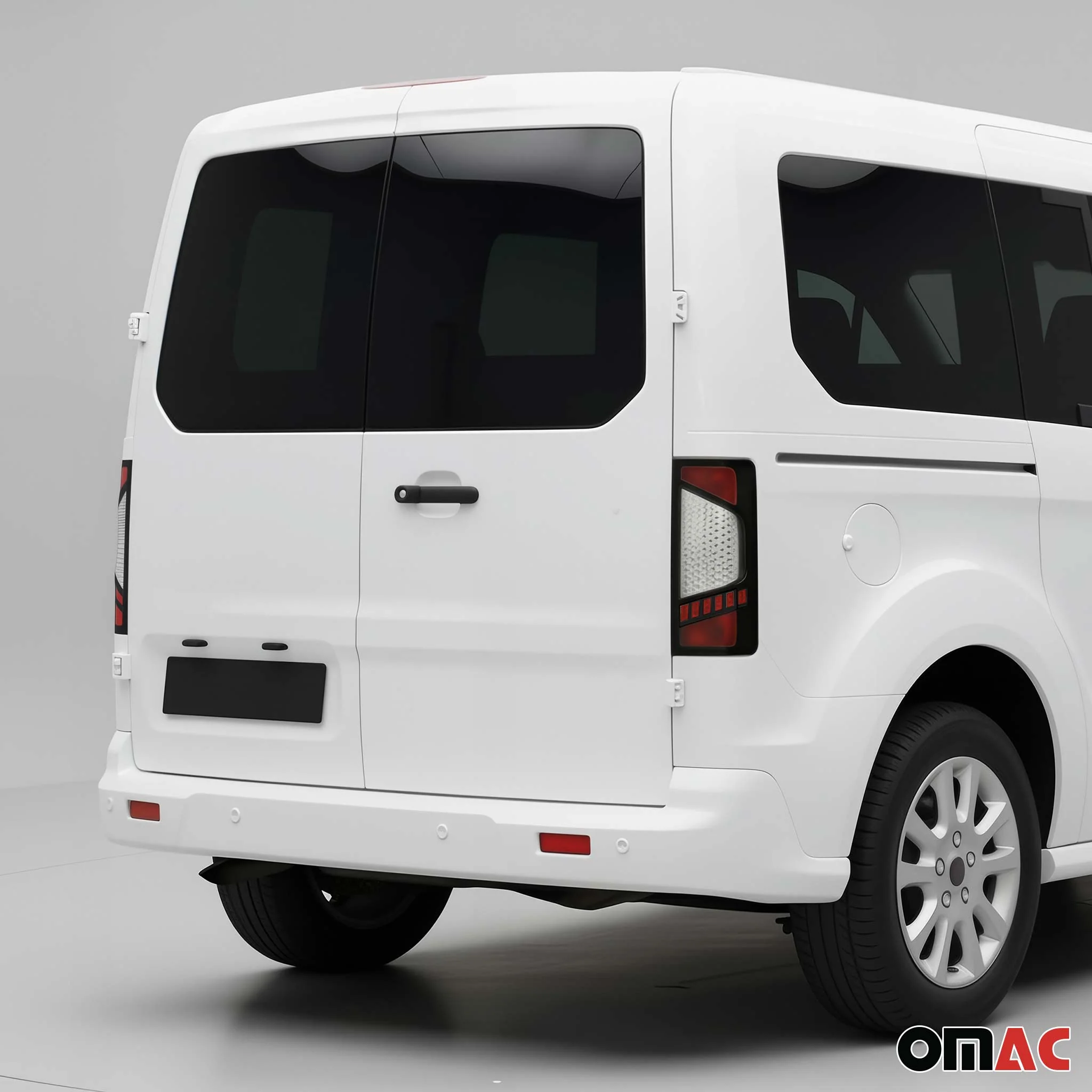 Stoplicht Rahmen für Ford Transit Tourneo Connect 2009-2013 Abs Dark Chrom - Image 2