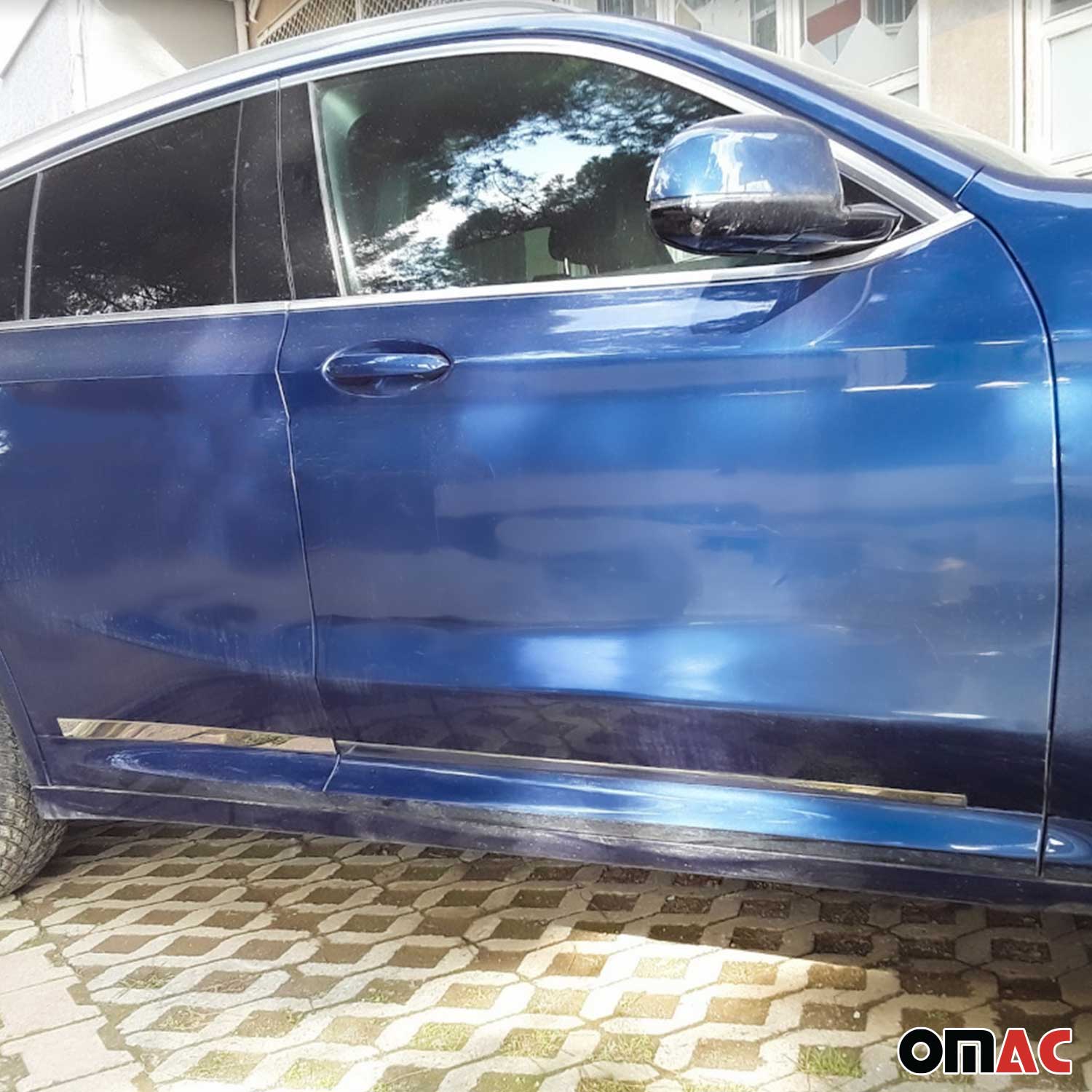 Seitentürleiste Türleisten Türschutzleiste für BMW X4 G02 2018-2025 Edelstahl 4x - Image 2