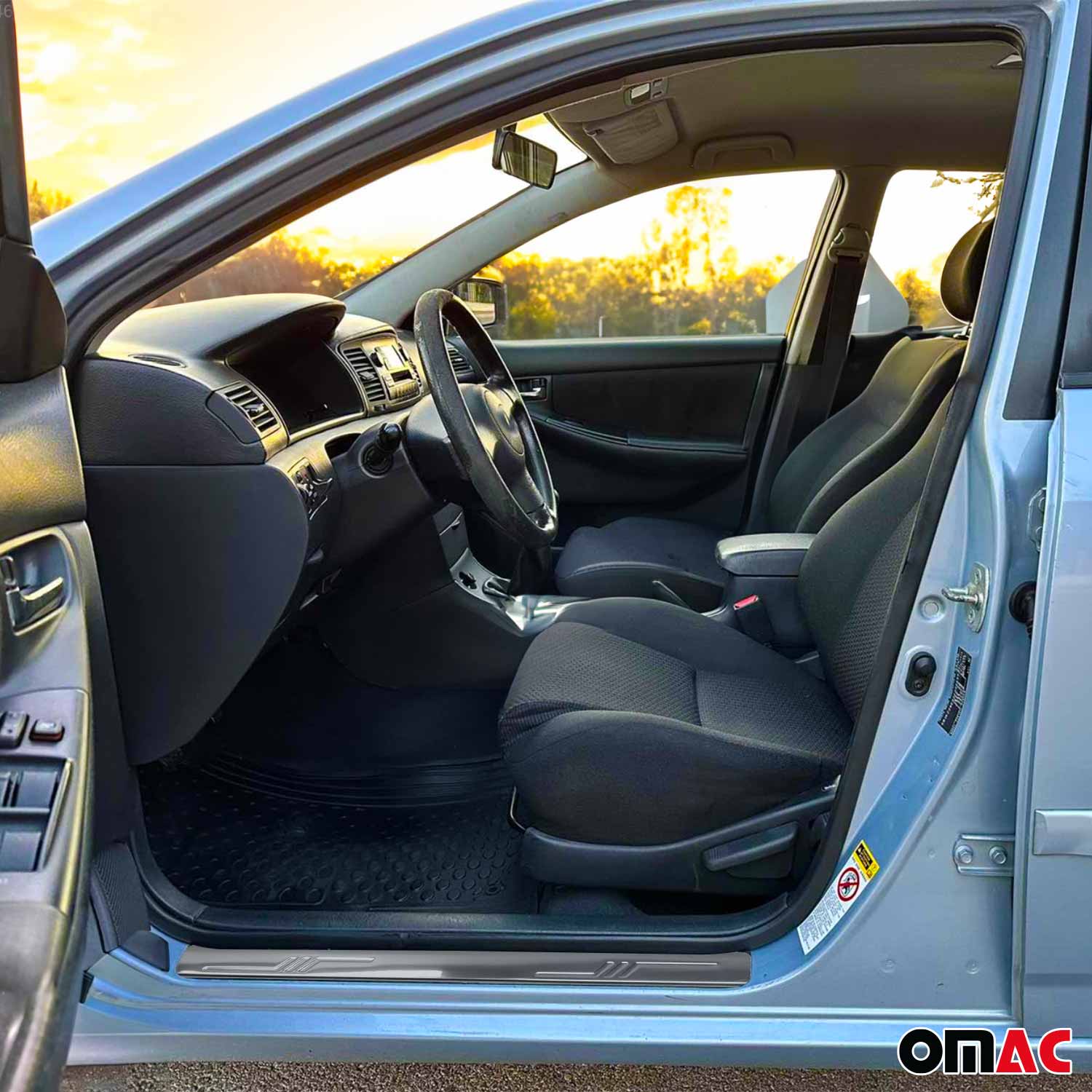 Einstiegsleisten Türschweller für Toyota Corolla 2007-2013 Edelstahl Chrom 2tlg - Image 2