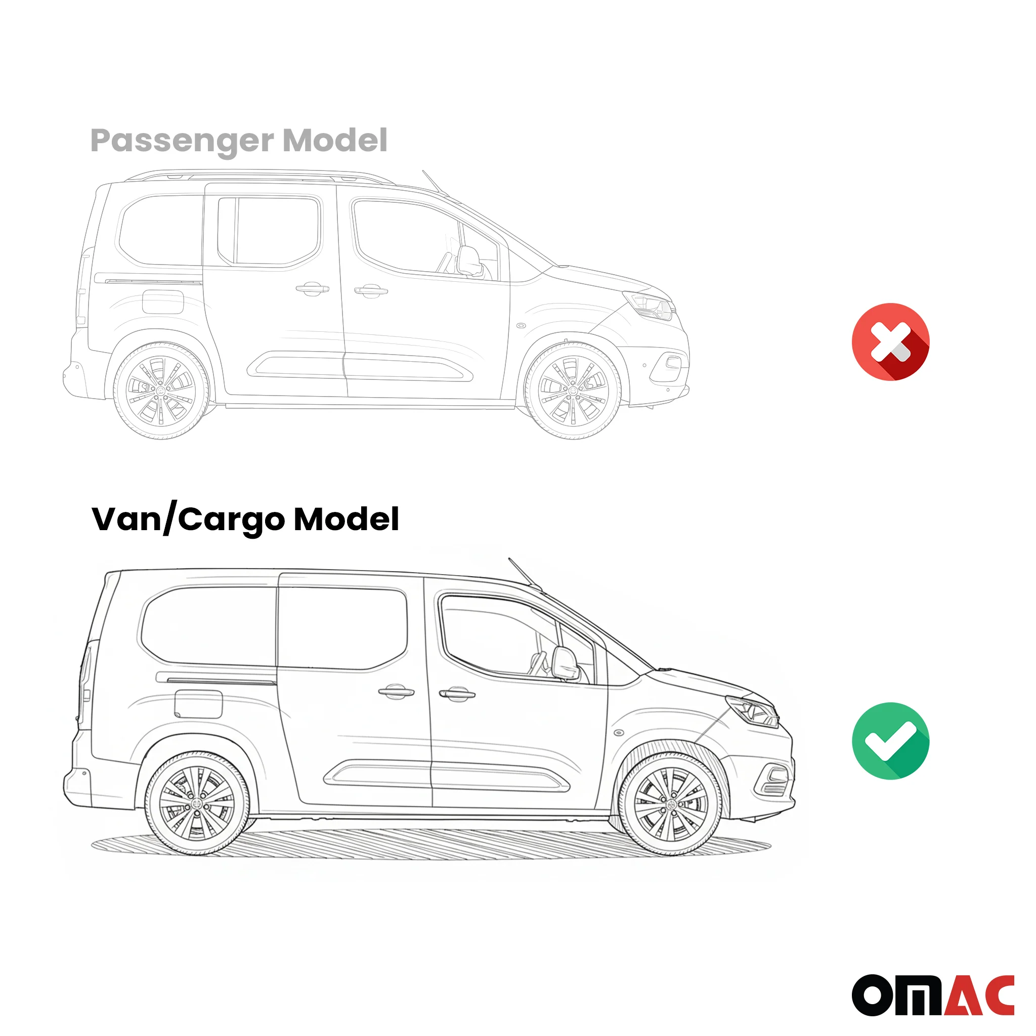 Trittbretter Schweller Seitenschweller für Toyota Proace City 2019-26 Van L2 2x - Image 4