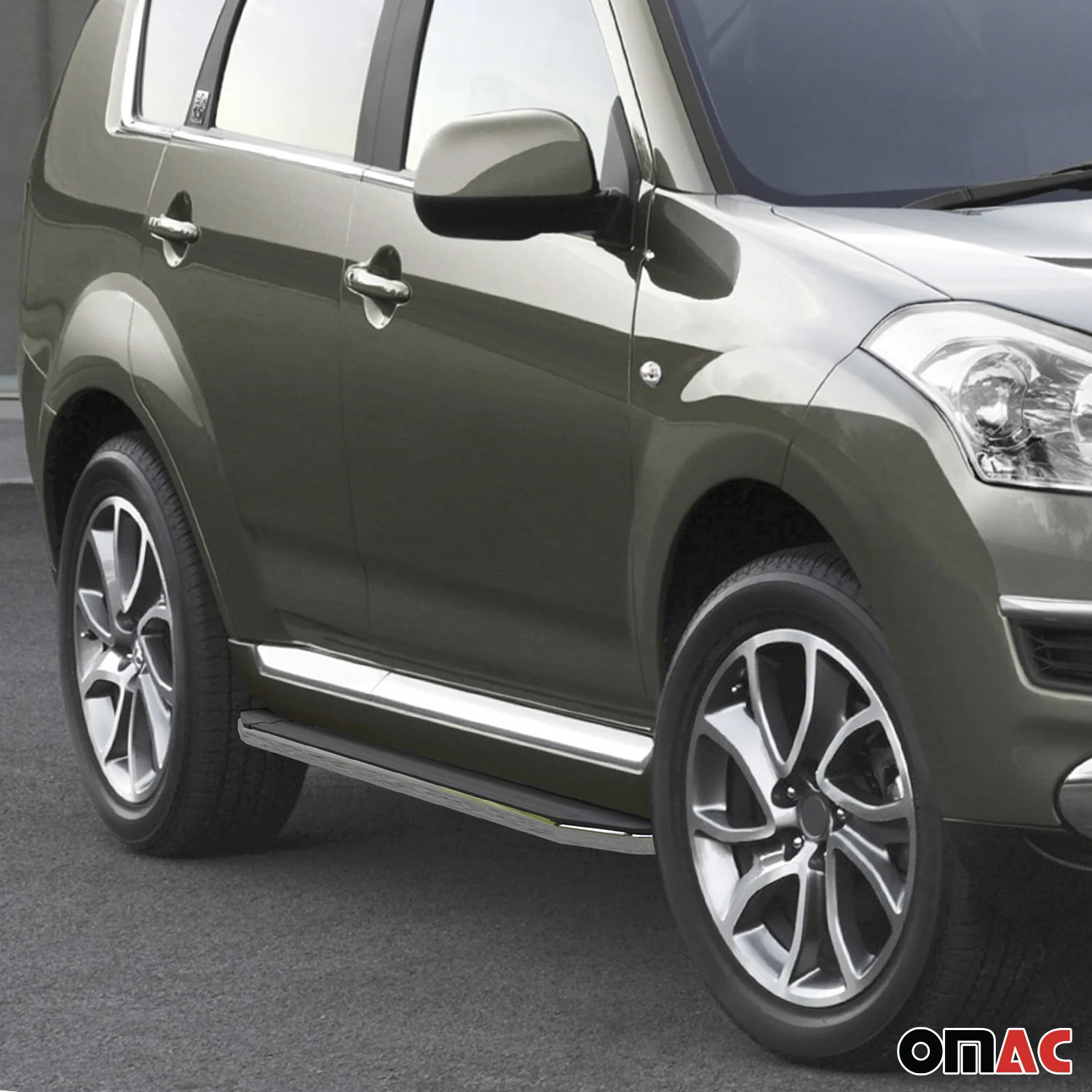 Trittbretter Seitenschweller für Citroen C-Crosser 2007-2013 ABE Alu - Image 3