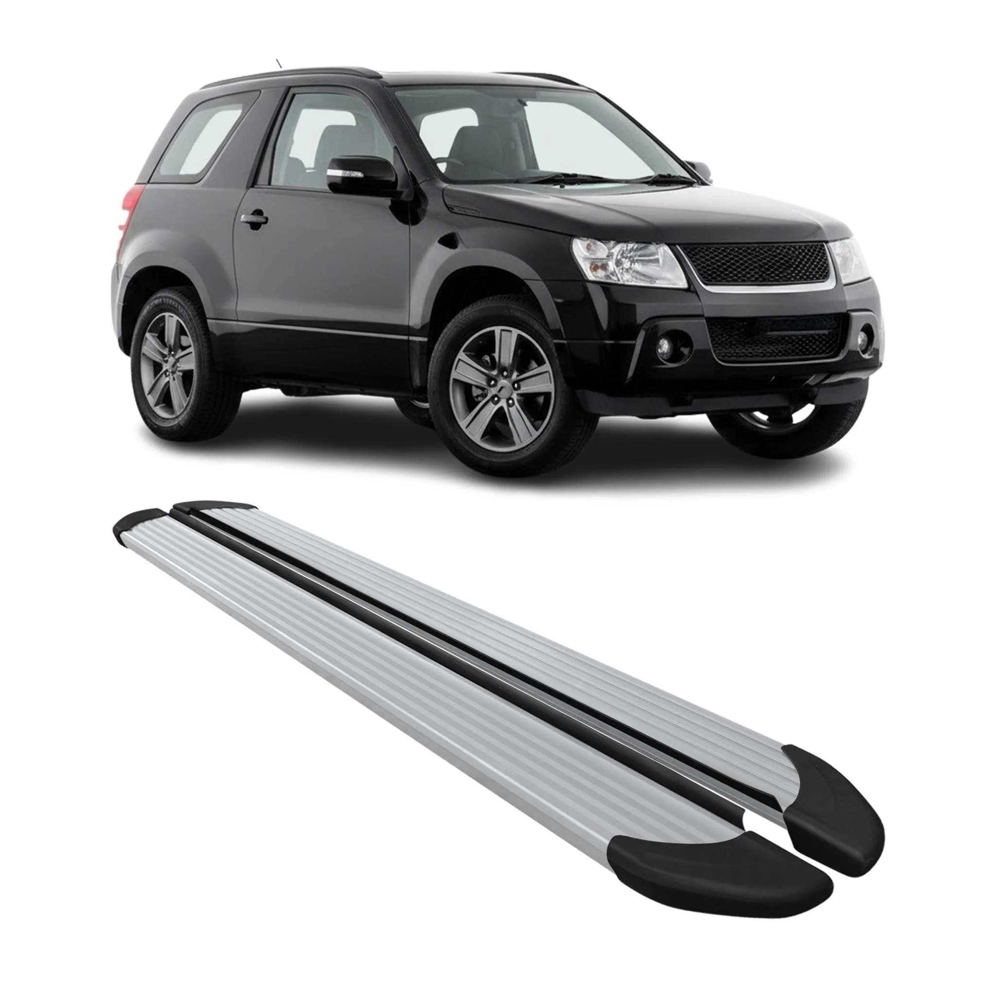Trittbretter Seitenschweller für Dacia Bigster 2024-2026 Schwarz Aluminium
