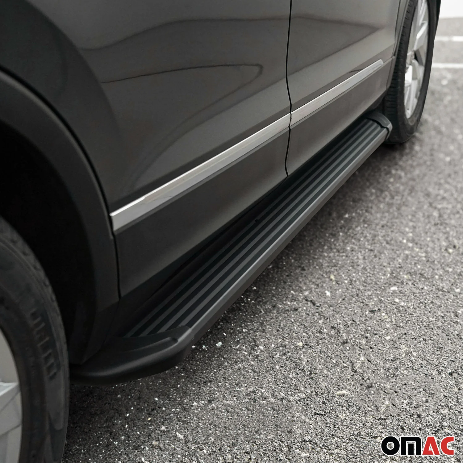 Seitenschweller Trittbretter Schweller für Dodge Journey 2009-2020 Alu Schwarz - Image 3
