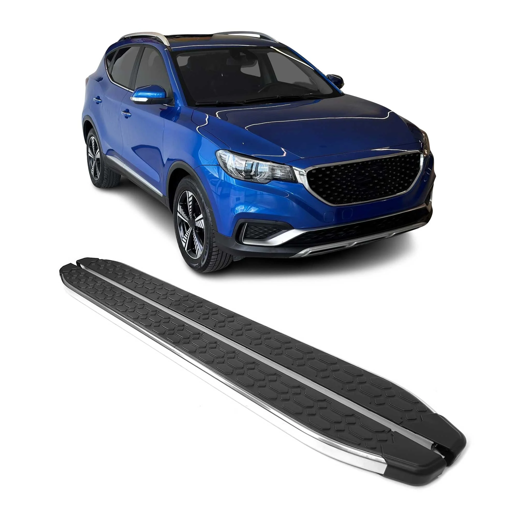 Trittbretter Seitenschweller für MG ZS-EV 2020-2026 Edelstahl Chrom 2 tlg