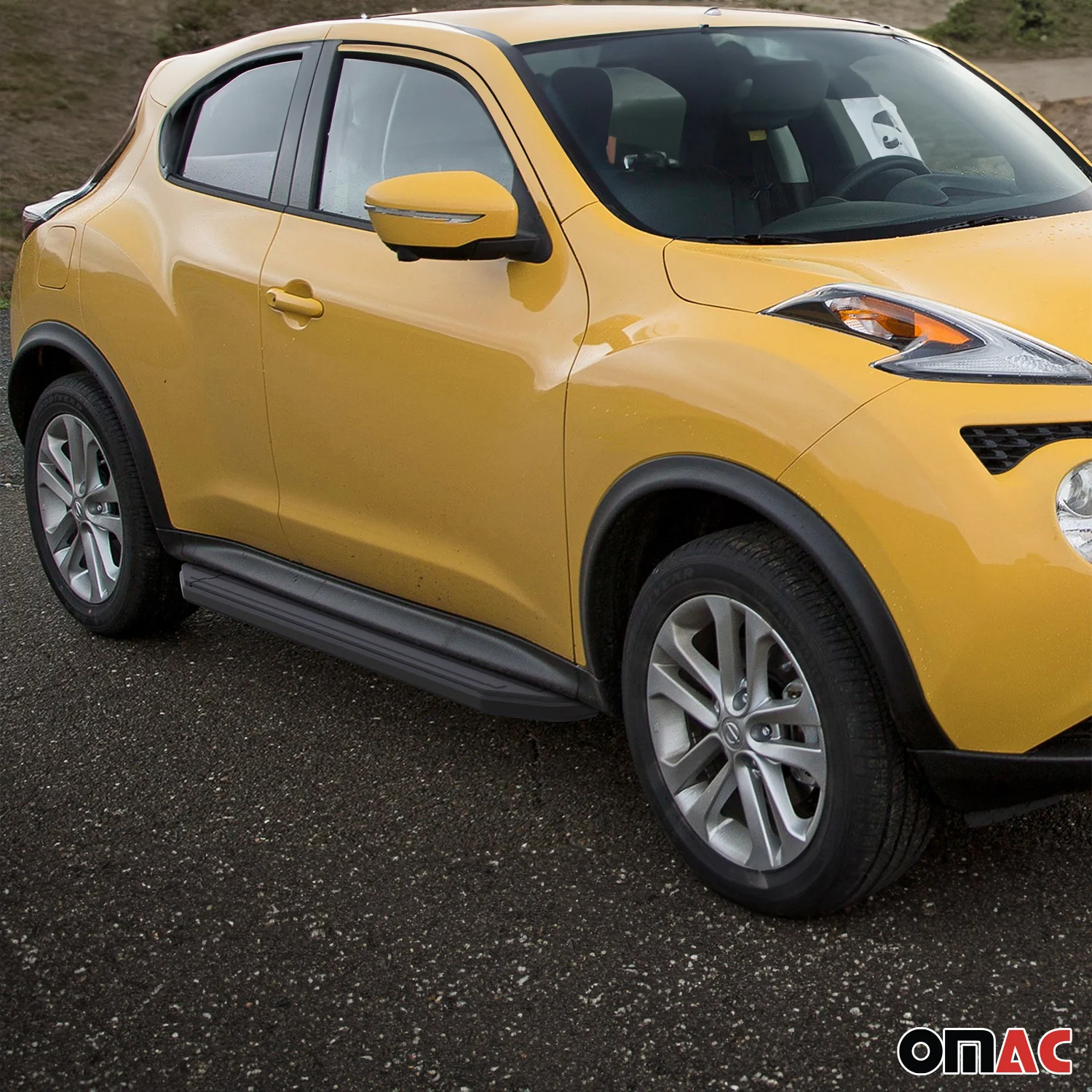 Trittbretter Seitenschweller für Nissan Juke 2010-2016 Alu Schwarz ABE - Image 3