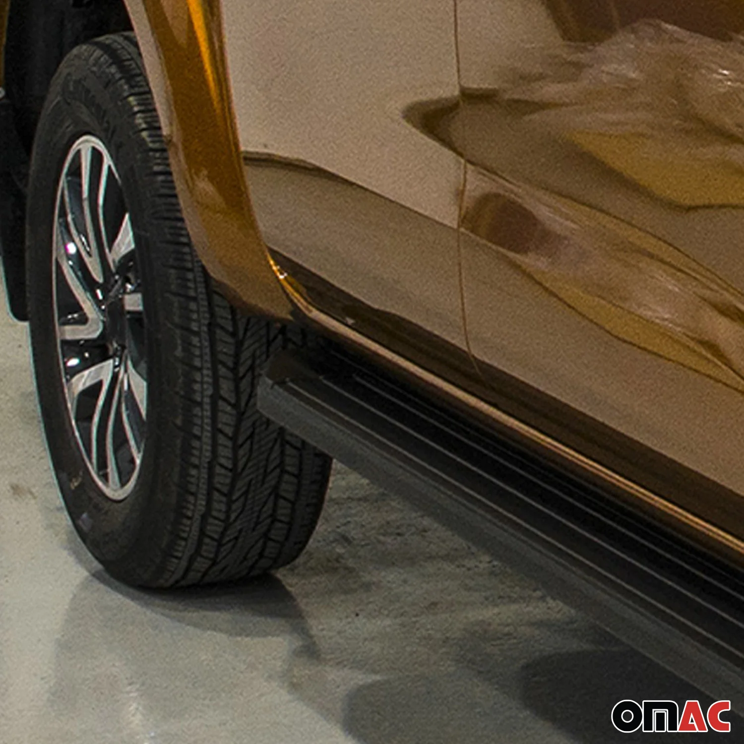 Trittbretter Seitenschweller für Nissan Navara 2015-2024 Alu Schwarz ABE - Image 8