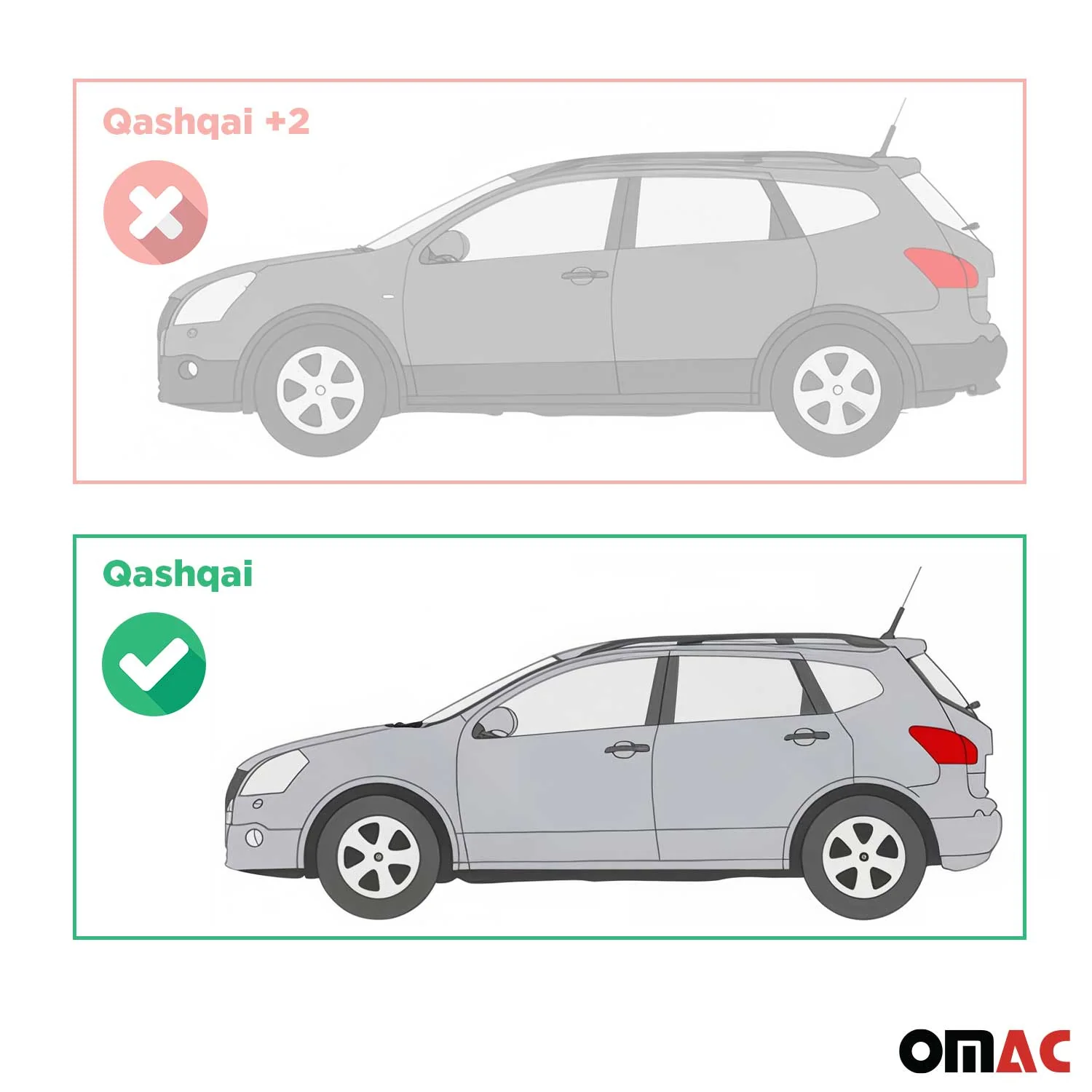 Trittbretter Seitenschweller für Nissan Qashqai J10 2006-2014 Alu Schwarz Grau - Image 4
