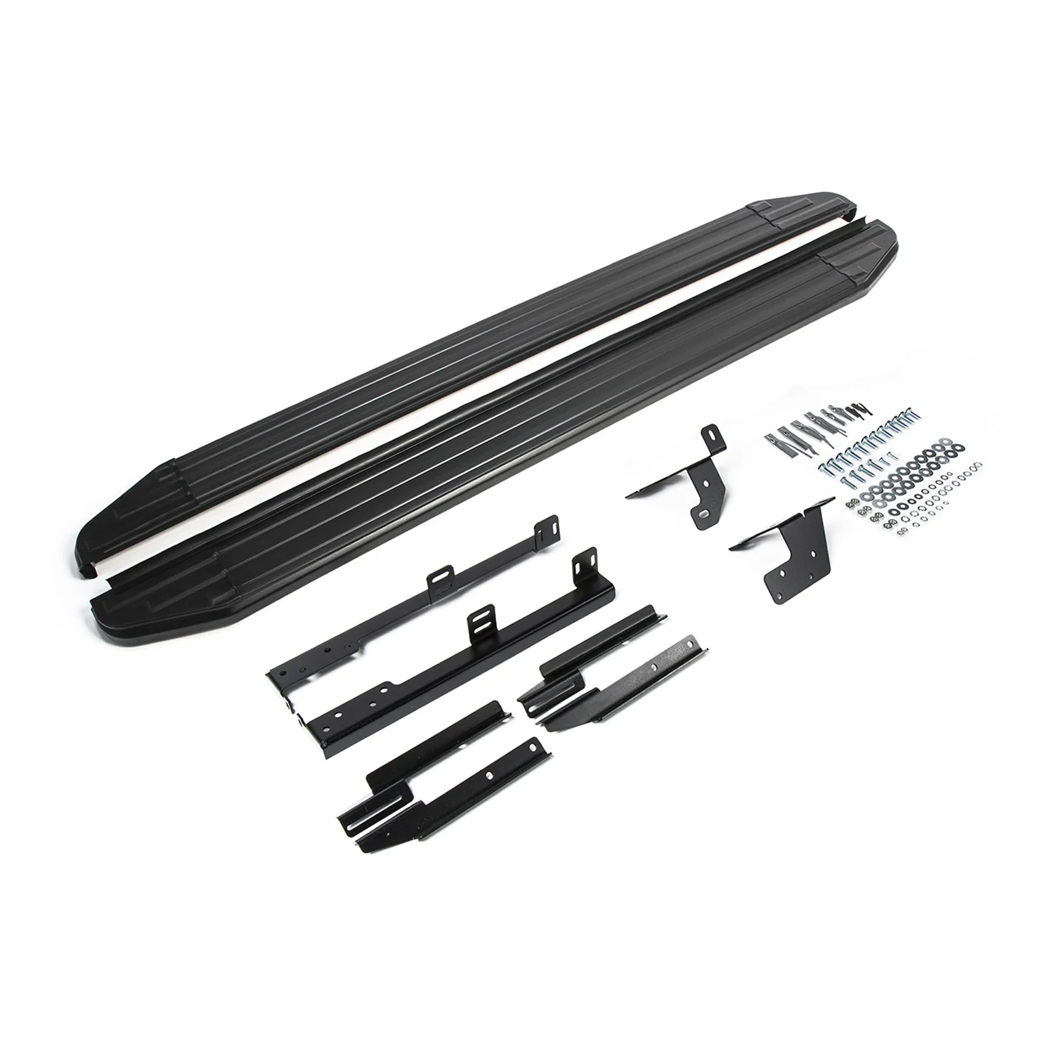 Trittbretter Seitenschweller für Nissan X-Trail 2007-2015 Alu Schwarz ABE - Image 2