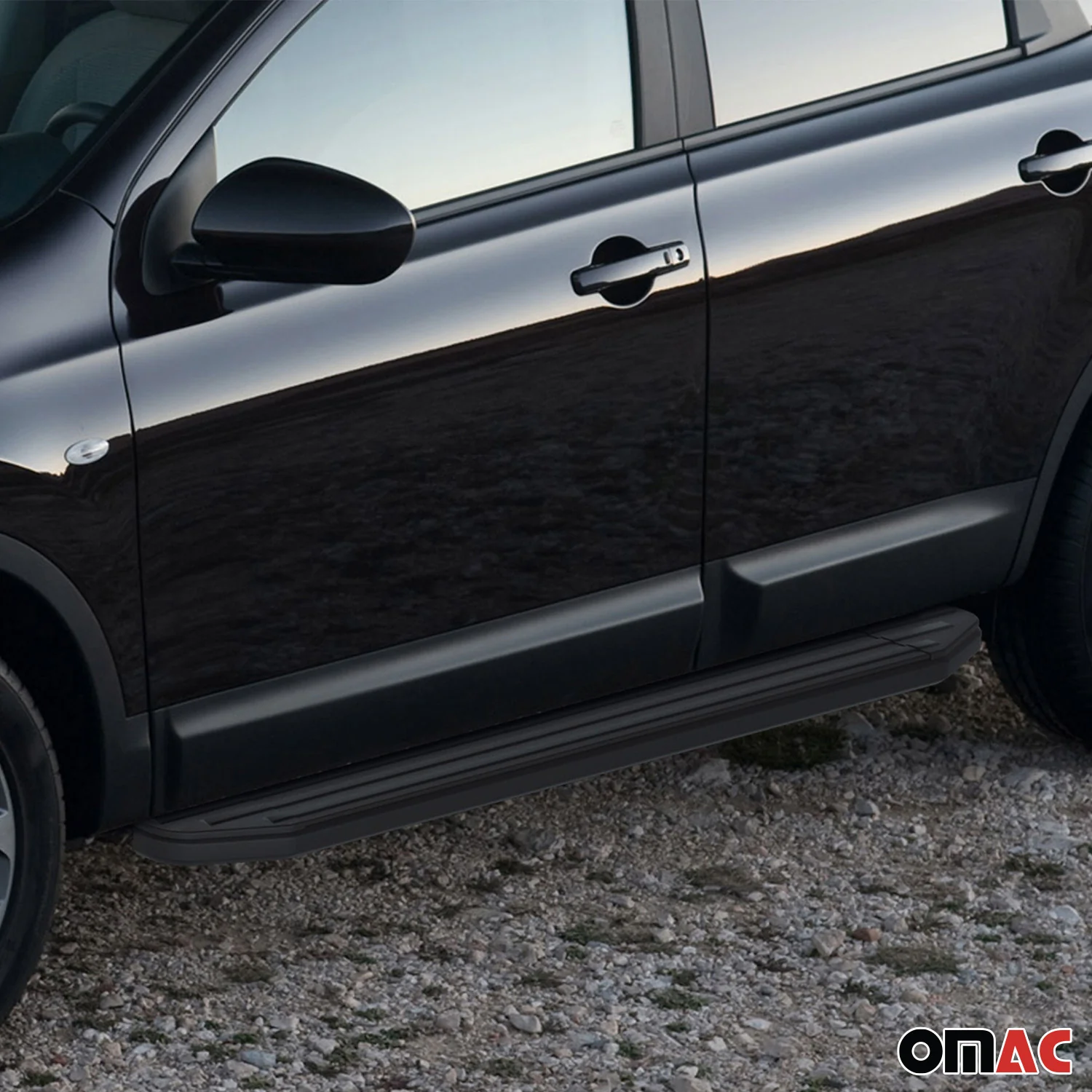 Trittbretter Seitenschweller für Nissan X-Trail 2007-2015 Alu Schwarz ABE - Image 6