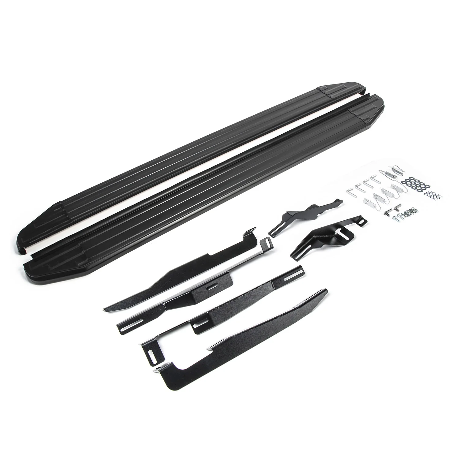 Trittbretter Seitenschweller für Opel Mokka 2012-2016 Alu Schwarz ABE - Image 2