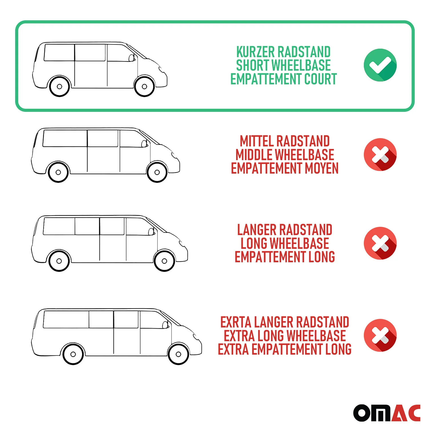 Seitenschweller Trittbretter Schweller für Opel Vivaro 2001-2014 Kurzer Schwarz - Image 3