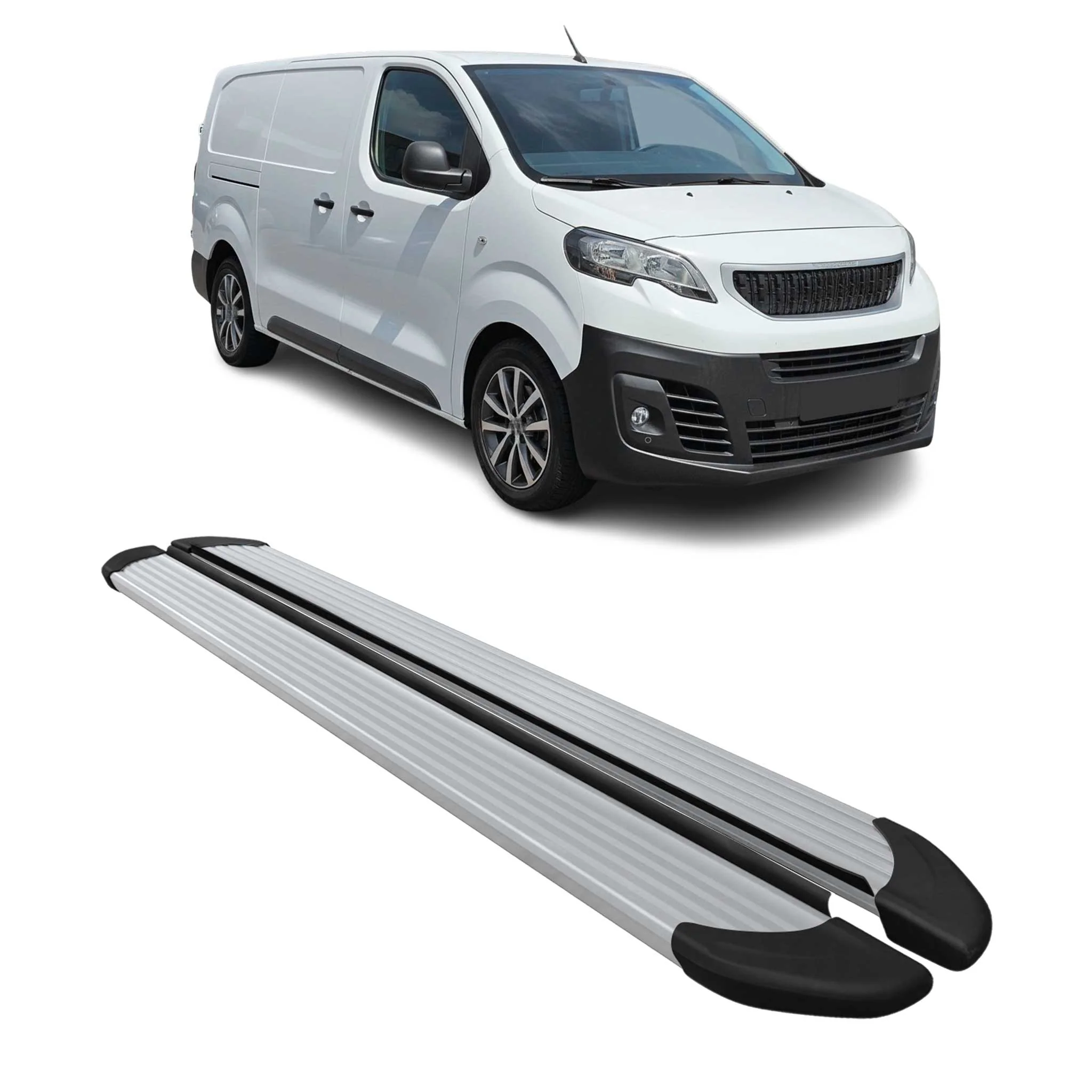 Schweller Trittbretter Schweller für Peugeot Expert Traveller 2016-26 L2 L3 Alu