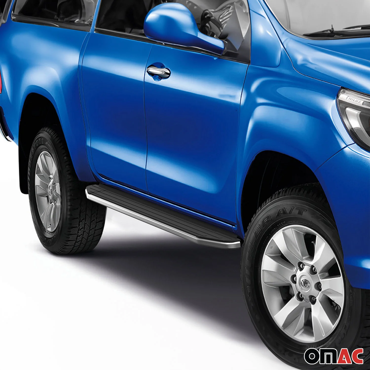 Trittbretter Seitenschweller für Toyota Hilux 2015-2024 ABE Alu - Image 3
