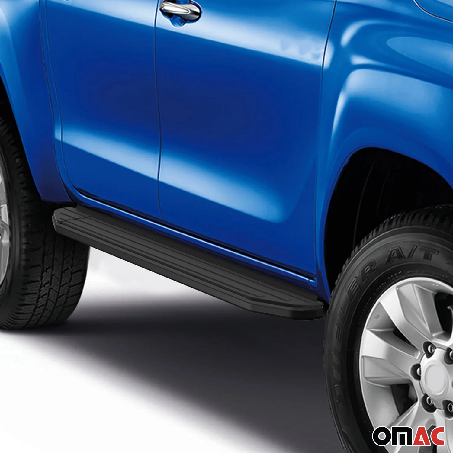 Trittbretter Seitenschweller für Toyota Hilux 2015-2024 Alu Schwarz ABE - Image 3