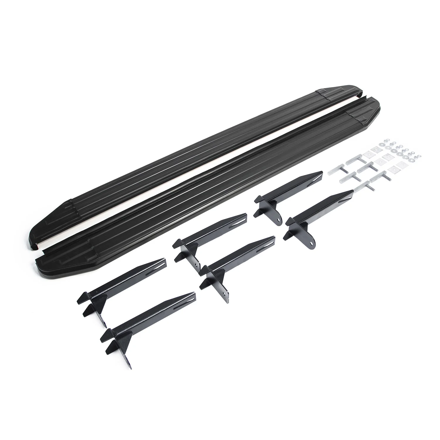 Trittbretter Seitenschweller für VW Amarok 2010-2016 Alu Schwarz ABE - Image 2