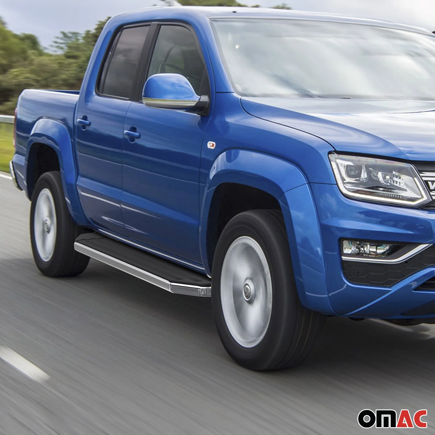 Trittbretter Seitenschweller für VW Amarok 2016-2021 ABE Alu - Image 3