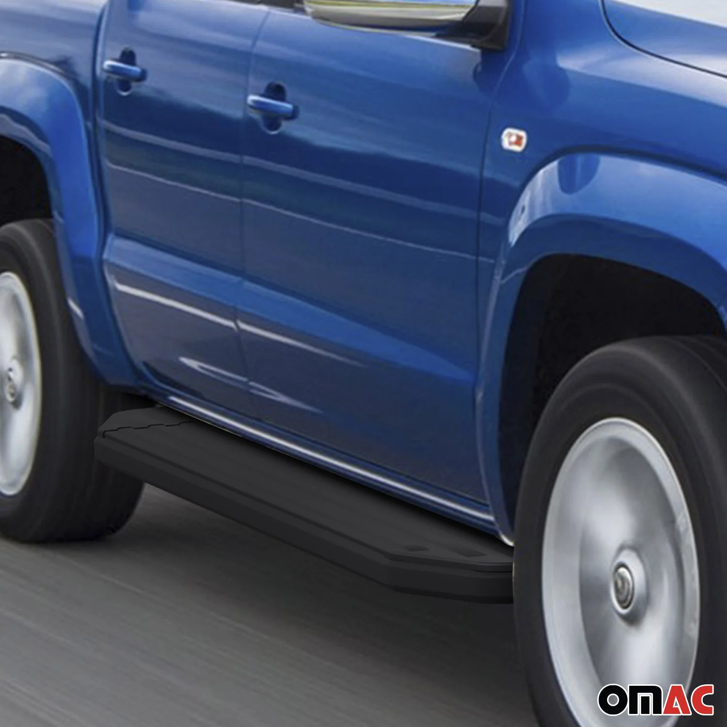 Trittbretter Seitenschweller für VW Amarok 2016-2021 Alu Schwarz ABE - Image 6