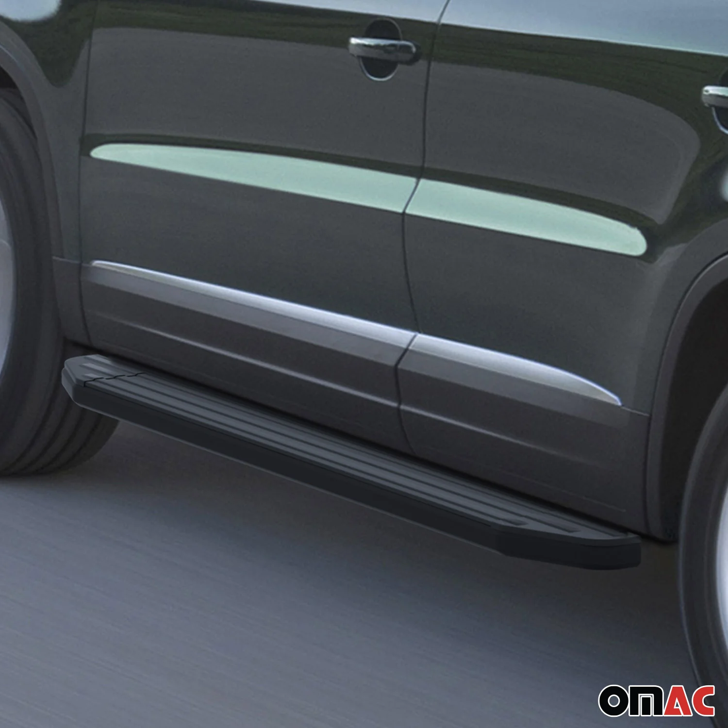 Trittbretter Seitenschweller für VW Tiguan 2007-2016 Alu Schwarz ABE - Image 6