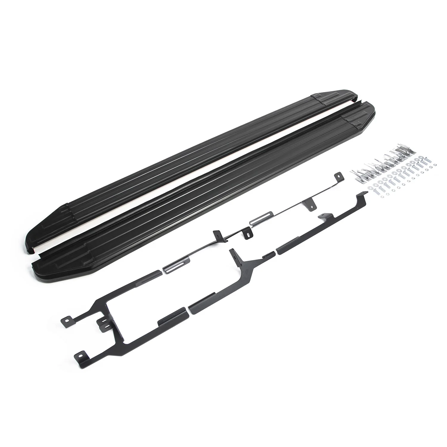 Trittbretter Seitenschweller für VW Touareg 2010-2018 Alu Schwarz ABE - Image 2