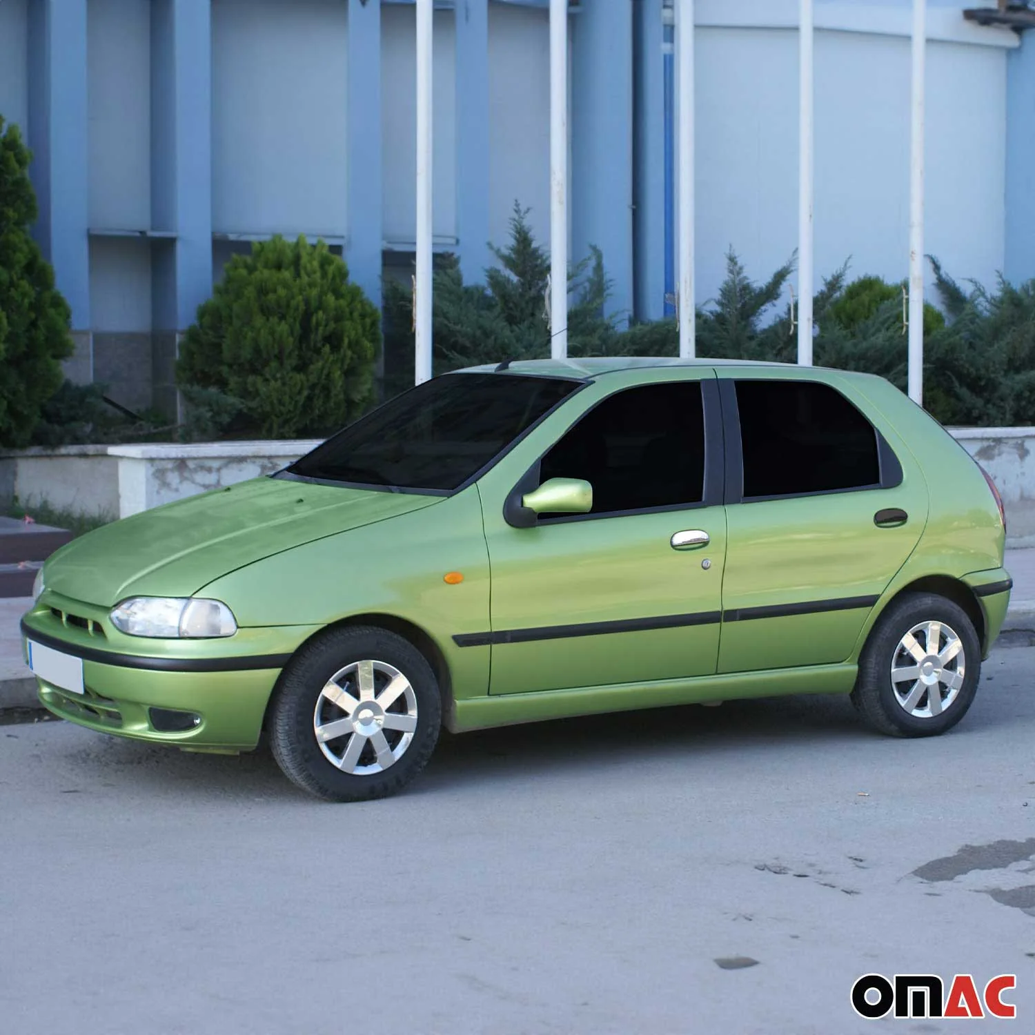 Türgriff Blende Türgriffkappen für Fiat Palio 1996-2000 Chrom Edelstahl 2tlg - Image 2