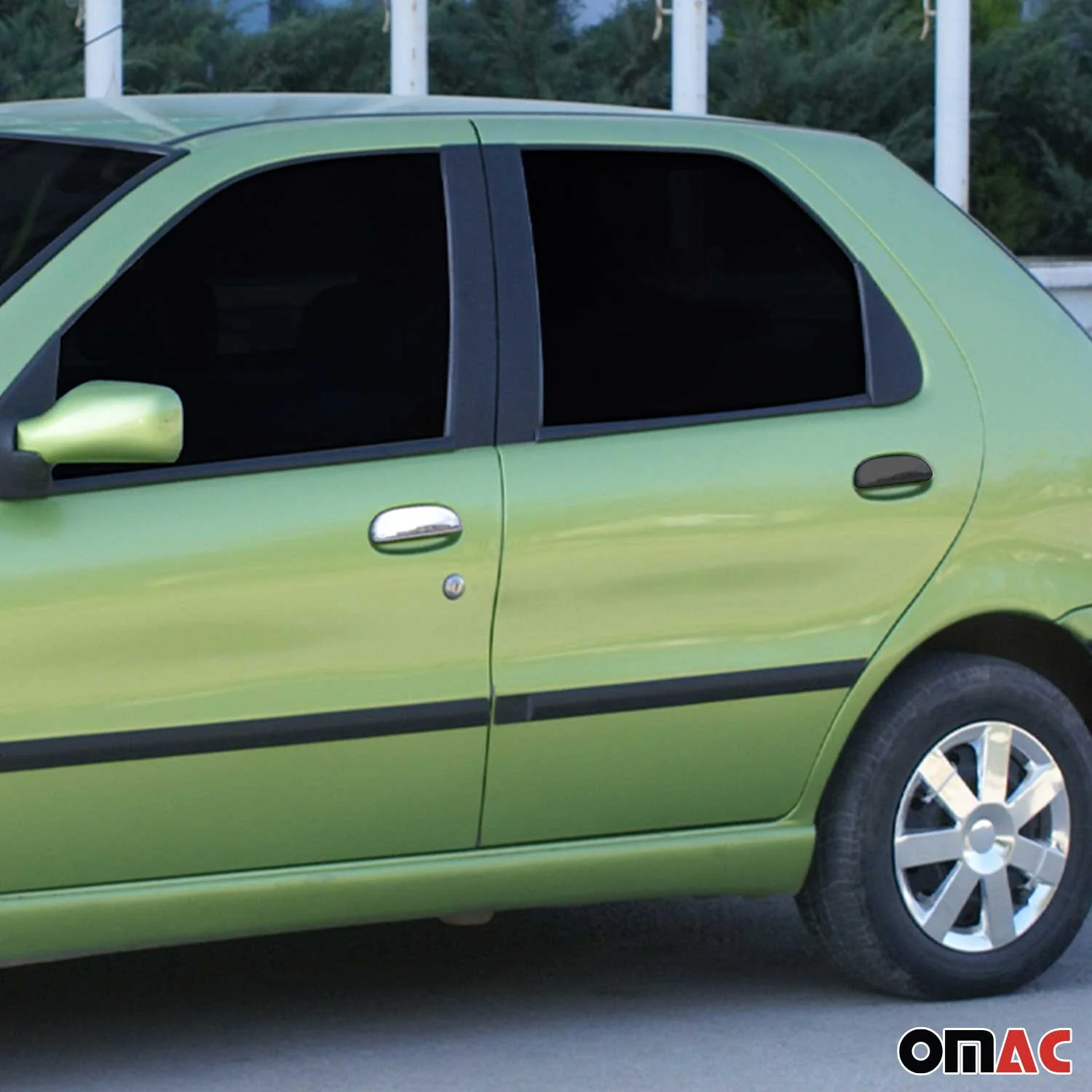 Türgriff Blende Türgriffkappen für Fiat Palio 1996-2000 Chrom Edelstahl 2tlg - Image 3