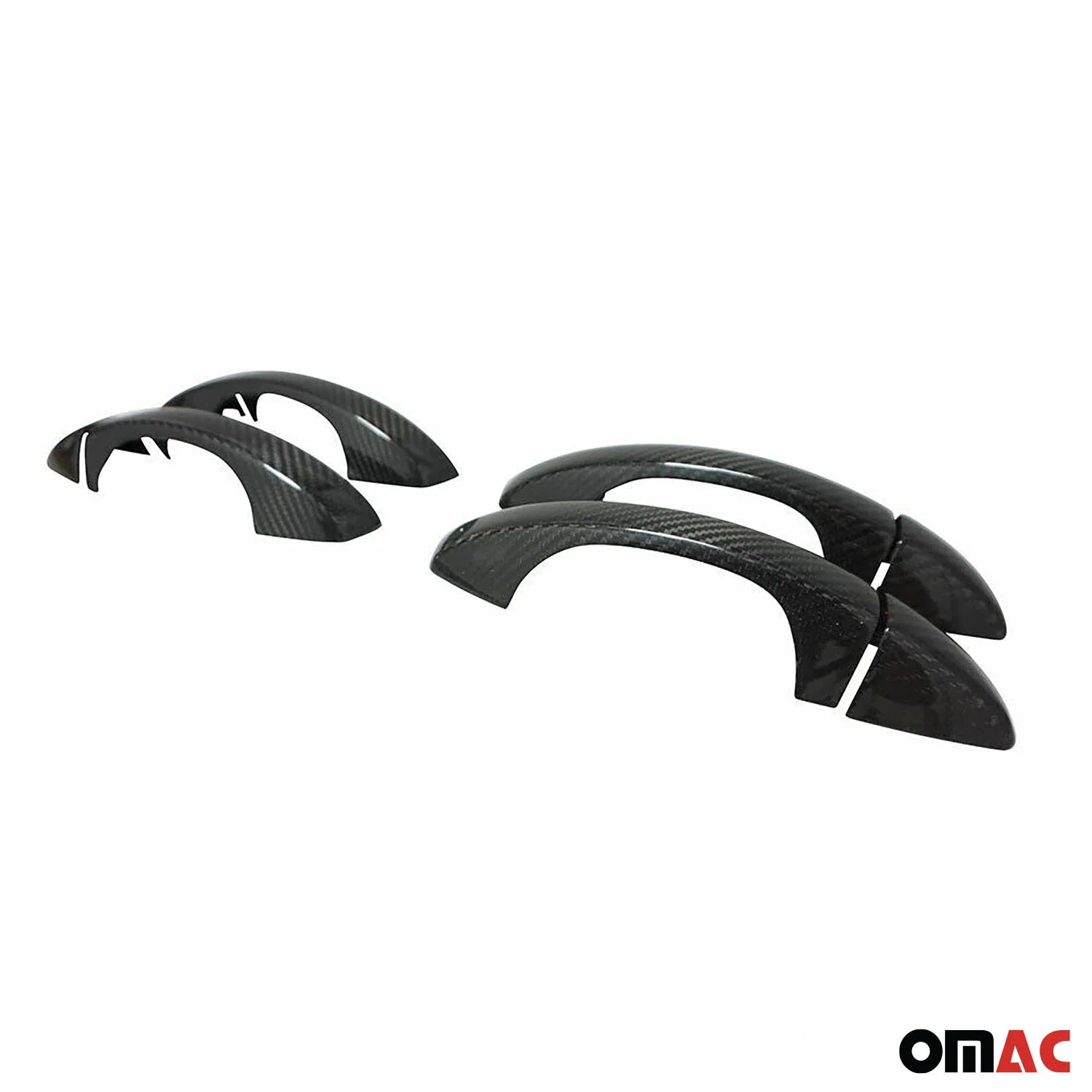 Türgriff Blende Türgriffkappen für Skoda Fabia 15-26 Scala 19-26 Carbon 8x - Image 7