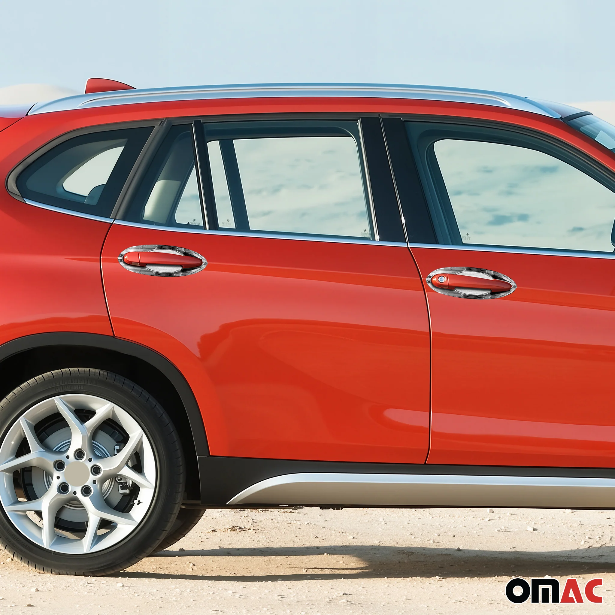 Türgriffschalen Türgriffmulden Türgriffkappen für BMW X1 E84 2012-2015 Chrom ABS - Image 3