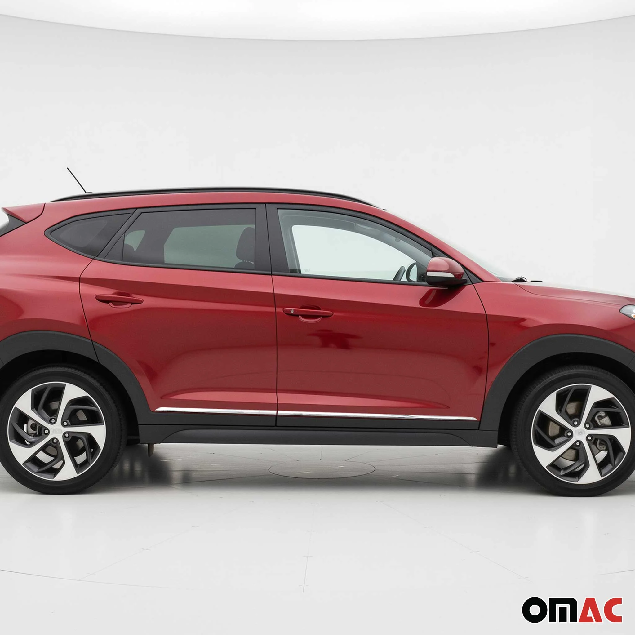 Seitentürleiste Türleisten Türschutzleiste für Hyundai Tucson 2015-2024 Chrom 4x - Image 2