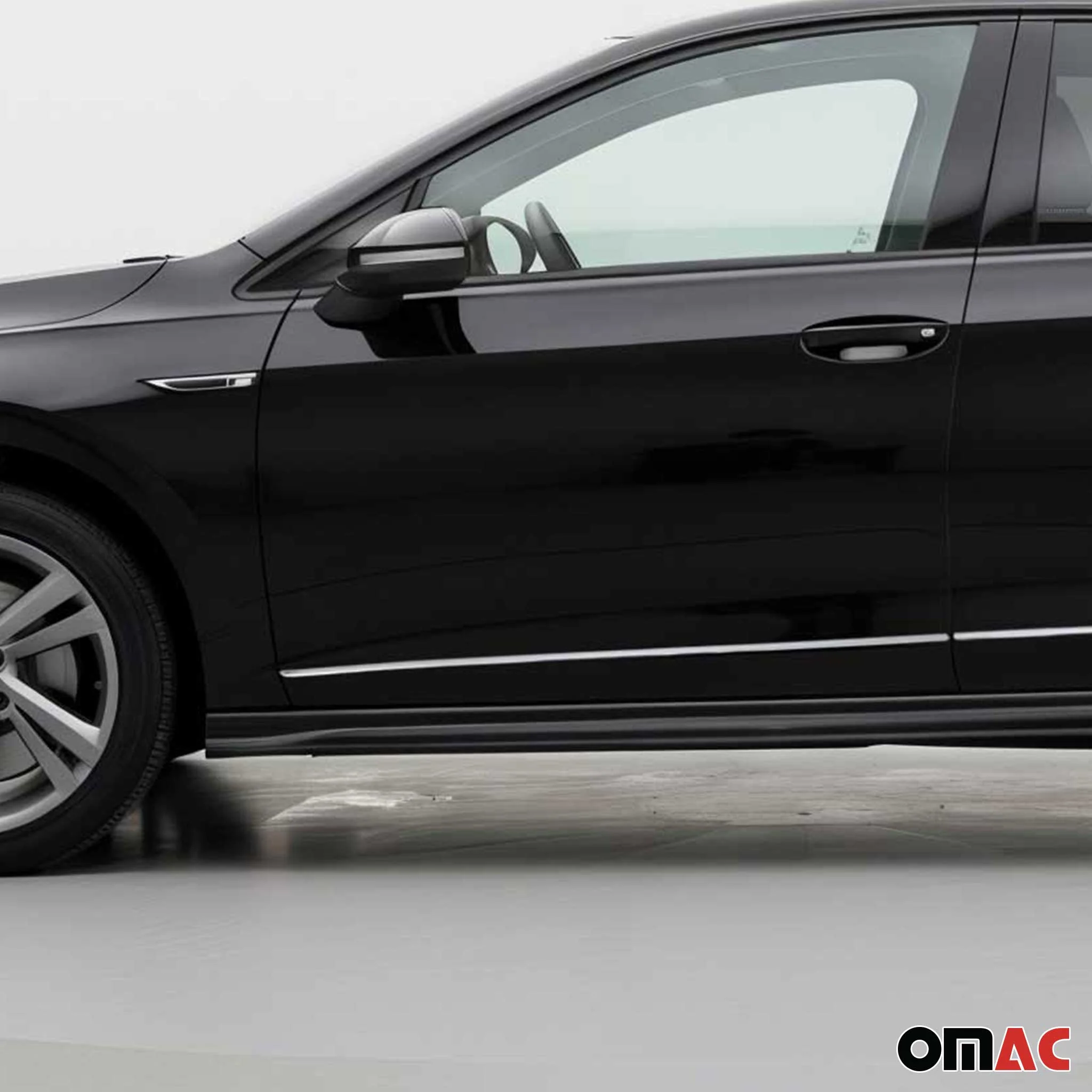 Seitentürleiste Türleisten Türschutzleisten für VW Golf 8 2019-2024 Edelstahl 4x - Image 3