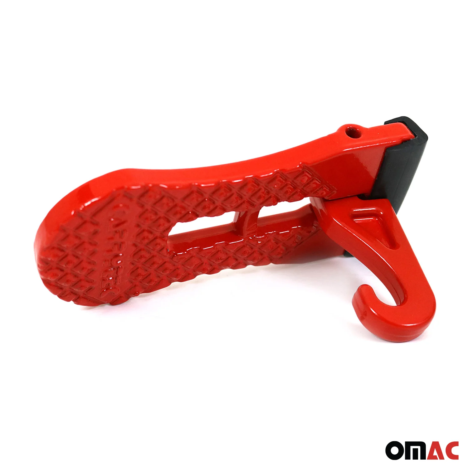 Türpedal Fußpedal Leiter Fußstütze Tür Haken Steighilfe Alu Rot - Image 6