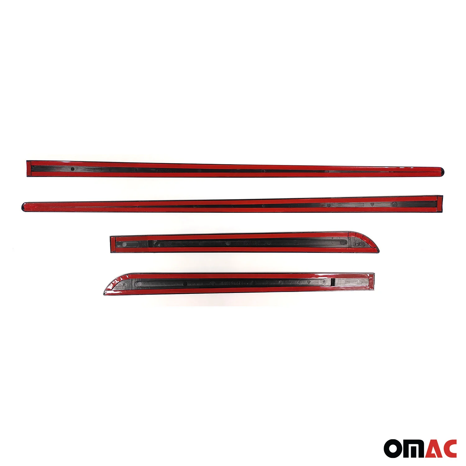 Seitentürleiste Türleisten Türschutzleisten für Volvo S60 ABS Chrom Schwarz 4x - Image 9
