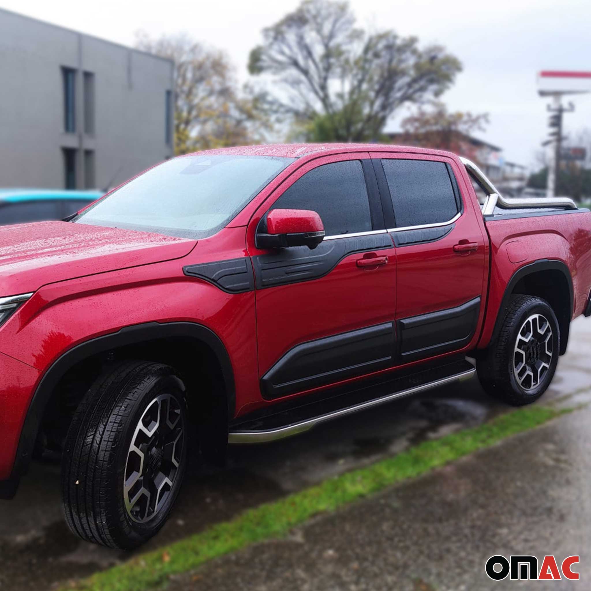 Türschutzleisten Karosserieverkleidung für VW Amarok II 2023-2026 Schwarz 4 tlg - Image 2