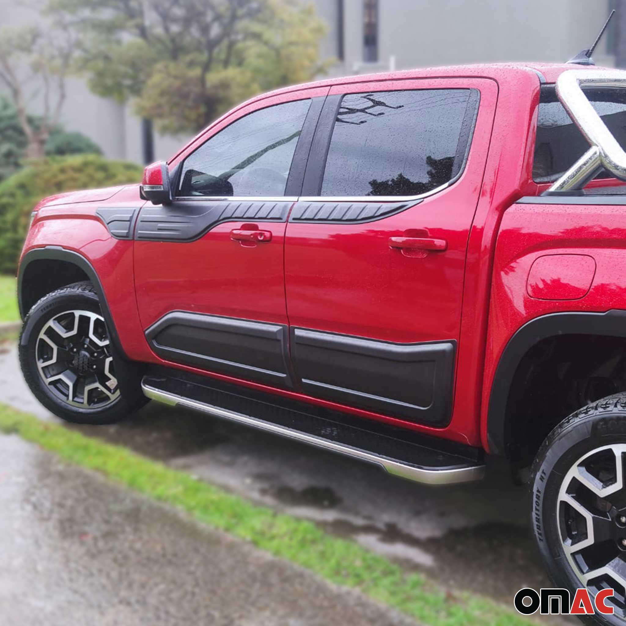Türschutzleisten Karosserieverkleidung für VW Amarok II 2023-2026 Schwarz 4 tlg - Image 3